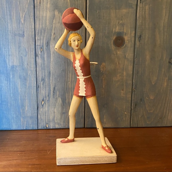 Vintage Rare Female Basketball Player 12” Figurine - Picture 2 of 14